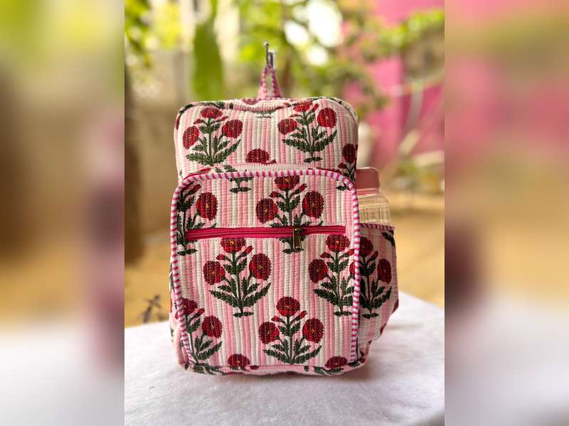 Handcrafted Quilted Bag pack